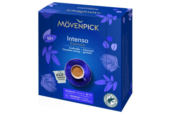 MÖVENPICK Kaffeekapseln 10.02082 Intenso 50 Stk.