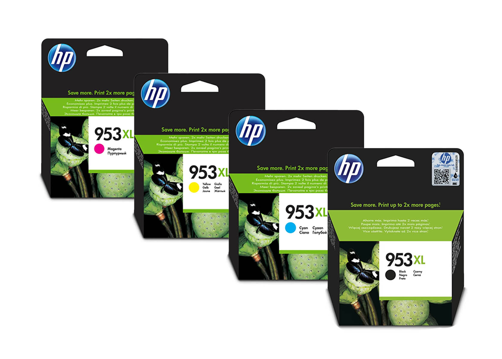 Original HP 953XL SET Multipack / Set mit allen vier Farben