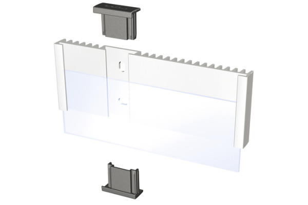DURABLE Türschild Info Sign 480023 silber, aluminium 149x52.5mm