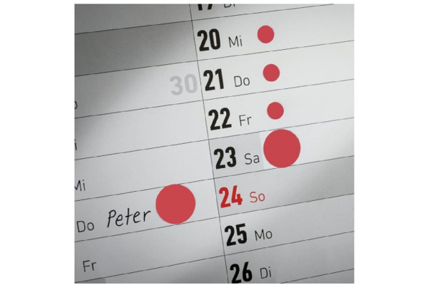 AVERY ZW. Markierungspunkte 18mm 3089 ass. 96 Stück