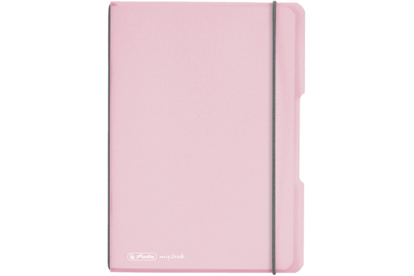 HERLITZ my.book flex A5 11408622 Rosé 40 Bl.kariert