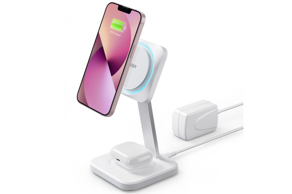 ESR HaloLock 3-in-1 Charger 2C5510201 Wireless,CryoBoost, White