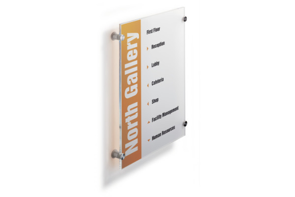 DURABLE Türschild Crystal Sign A3 482619 transparent, acryl 297x420mm