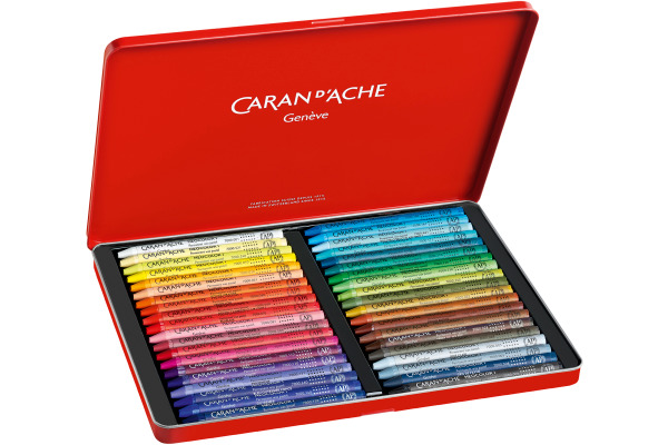 CARAN D'A Wachsmalkreide Neocolor 1 7000.340 40 Farben ass. Metallbox