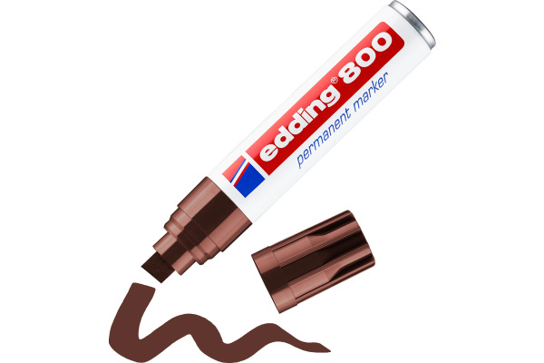 EDDING Permanent Marker 800 4-12mm 800-7 braun