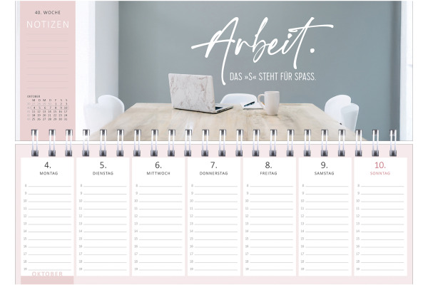 ARS EDITI Tischkalender 2027 13935 Freitag DE 29.7x11.5cm
