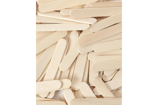 I AM CREA Bastelhölzer 1302.04 natur, 65x10mm, 100 Stück
