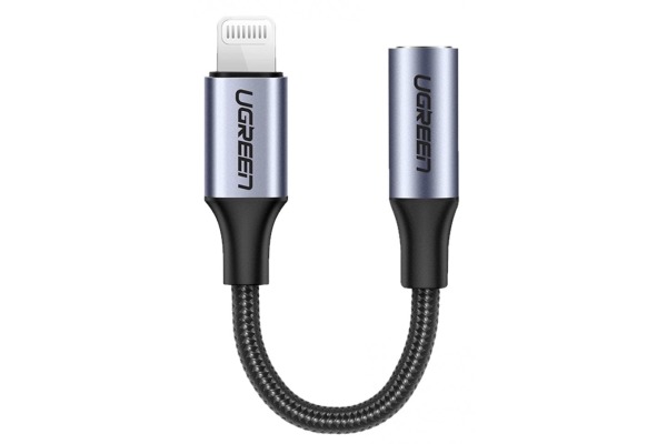 UGREEN Lightning to 3.5mm headphone 30756 jack adapter 10cm, Grey