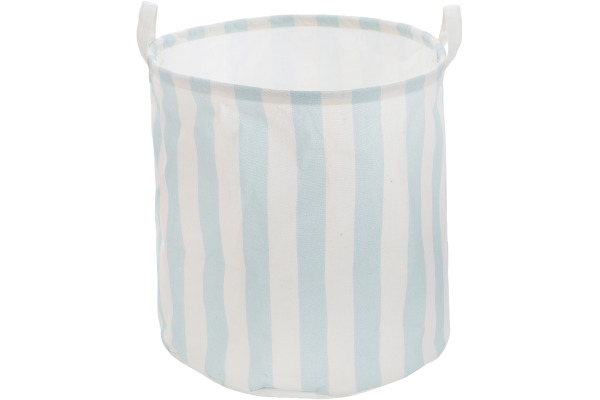 JABADABAD Aufbewahrungskorb 40x40cm K160 gestreift, blau