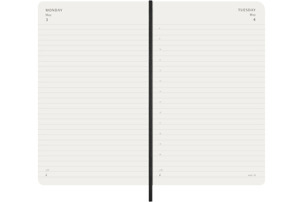 MOLESKINE Agenda Classic Large 2027 DSB12DC3Y 1T/1S schwarz SC 13x21cm