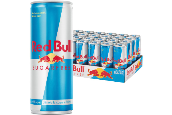 RED BULL Energy Drink sugarfree, Alu RC2772 25 cl, 24 Stk.