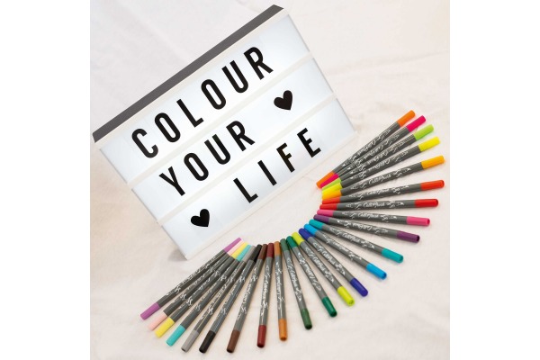 ONLINE Callibrush Pen Double Tip 81463 Roll Pouch, 24 Stück