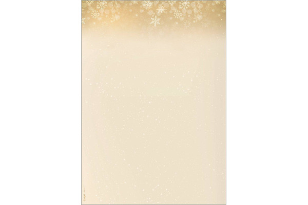 SIGEL Weihnachtspapier A4 DP633 Golden Christmas Night 25 Bl.
