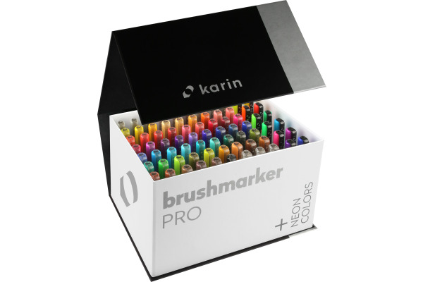 KARIN Brush Marker PRO 27C13 Mega Box 72 Farben
