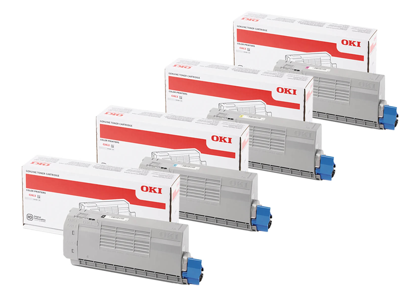 Original OKI C712 SET Multipack / Set mit allen vier Farben