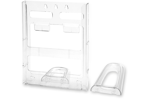 DEFLECTO Prospekthalter Lit-Loc A4 772001 hoch, mit Verrigelung