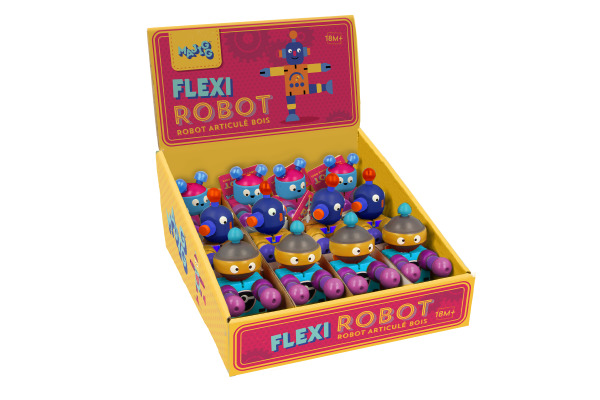 ROOST Holzroboter 4x8x6cm WD225F