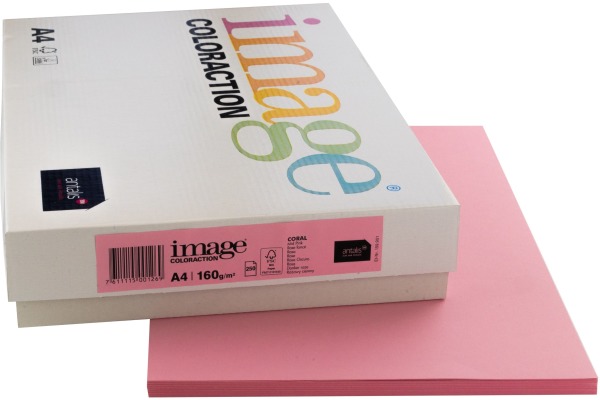IMAGE COL Kopierpapier Coral A4 266734 160g, rosa 250 Blatt