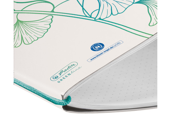 HERLITZ Notizbuch My Book 50033669 A5 gREENline dotted 40B.