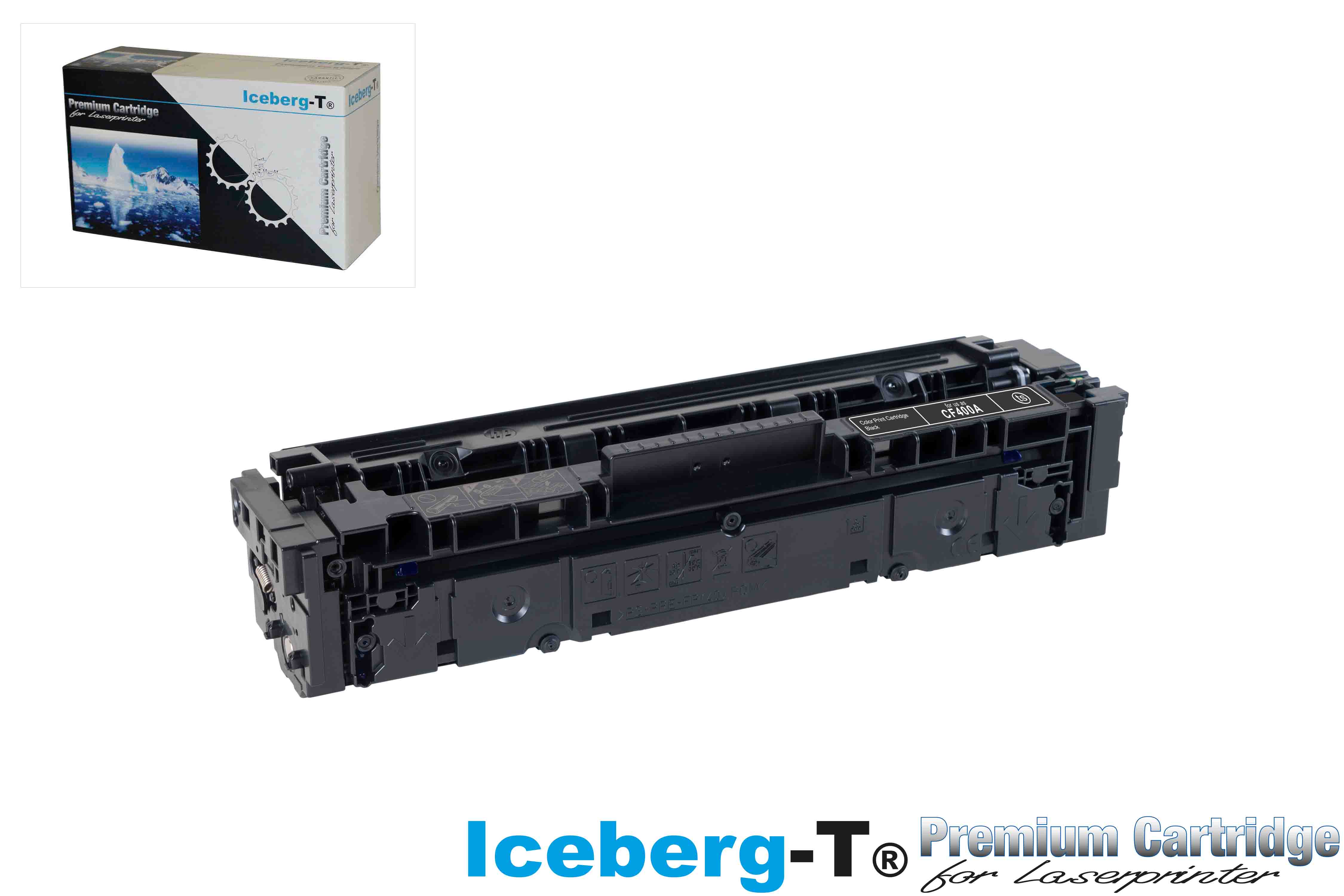 Iceberg-T Toner CF400A 1'500 Seiten, black