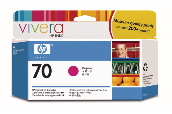 HP Tintenpatrone 70 magenta C9453A DesignJet Z2100/3100 130ml
