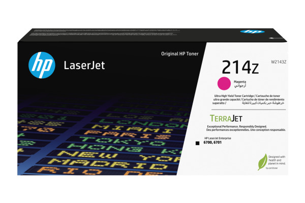 HP Toner-Modul 214Z magenta W2143Z CLJ Enterprise 6700 26'000 S.
