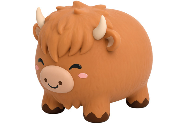 I-TOTAL Sparkasse 18x17x15.2cm XL2498F Highland Cow