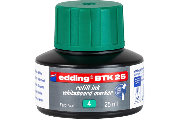 EDDING Nachfülltusche BTK25 BTK-25-4 grün