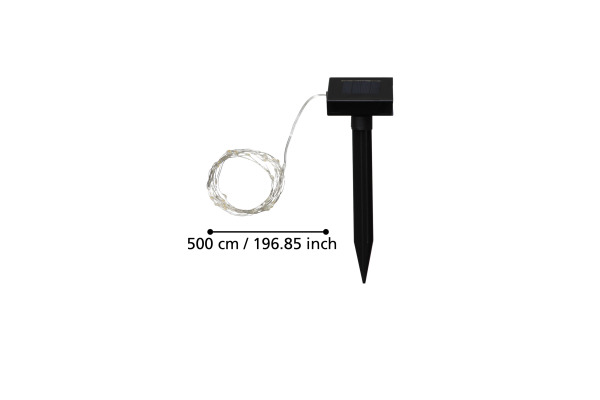 EGLO Solar LED-Lichterkette 5m 48885 transparent