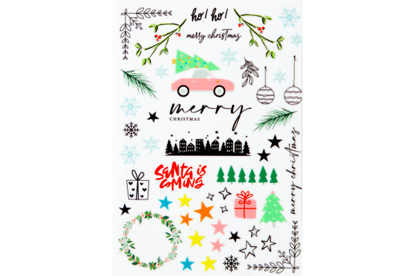 AM CREA Rub on Sticker A5 4010.59 Xmas
