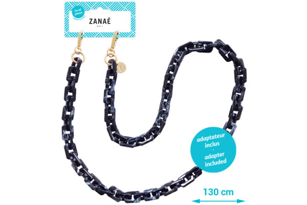 ZANAÉ Phone Necklace Espresso 18319 Cosy Capuccino black
