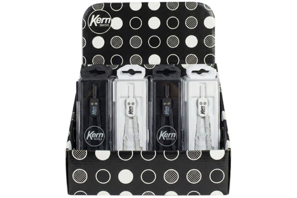 KERN Zirkel SCOLA 13.5cm 170399 300mm, black & white 40 Stk.