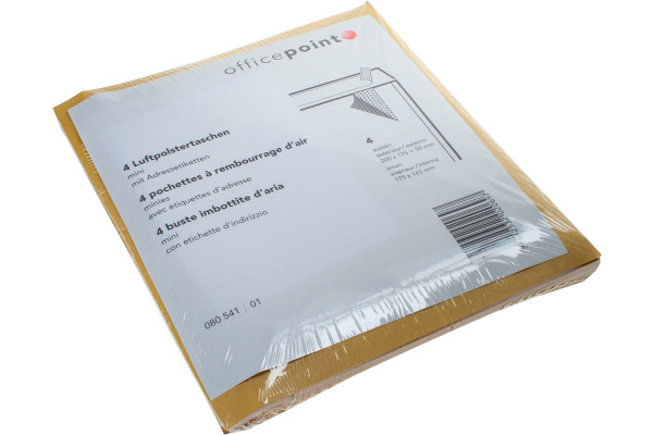 NEUTRAL Luftpolstertaschen mini 4er MINI braun, 200x175x50mm