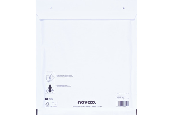NOVOOO Luftpolstertasche Gr.5 E-1712140 weiss, 240x270mm 100 Stück