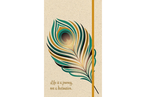 NATURVERL Notizbuch Hardcover A5 10905N Journey, blanco 80 Blatt