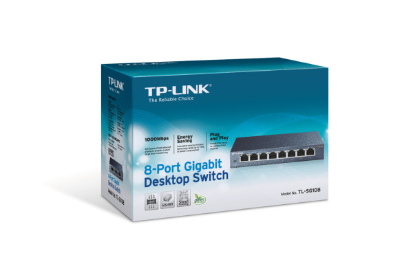TP-LINK 8-port Metal Gigabit Switch TLSG108
