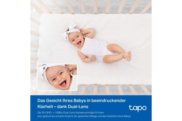 TP-LINK Dual-Lens Smart Baby Camera TAPOC840 Pan/Tilt