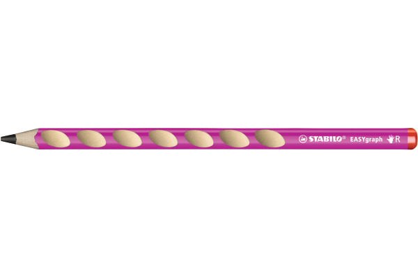 STABILO Bleistift EASYgraph HB 322/01HB Rechtshänder pink