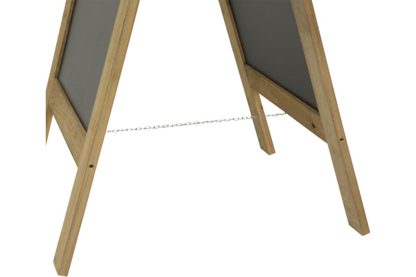 SECURIT Gehwegtafel m. Holzrahmen SBS-N-135 131x72.2x72cm