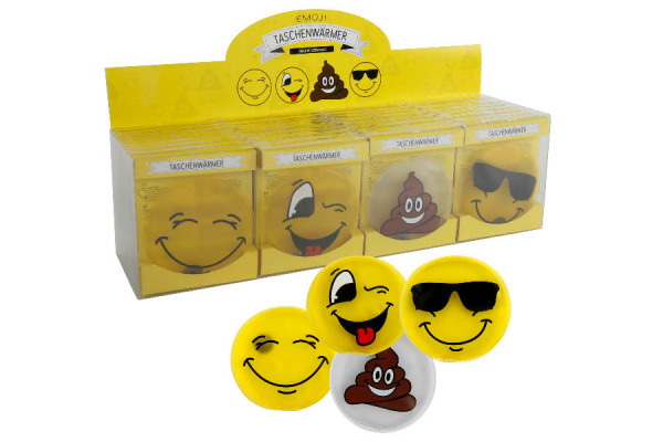 ROOST Taschenwärmer 512609 Smiley, ass. 9cm
