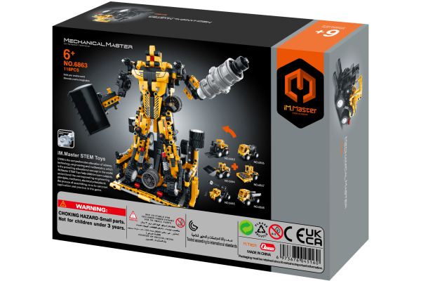 IMMASTER Building Block Forklift 6863DBX 118 pcs