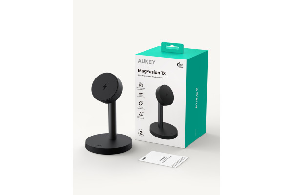 AUKEY Magnetic Wireless Charger LC-MC111B Stand 25W Qi2.2 black