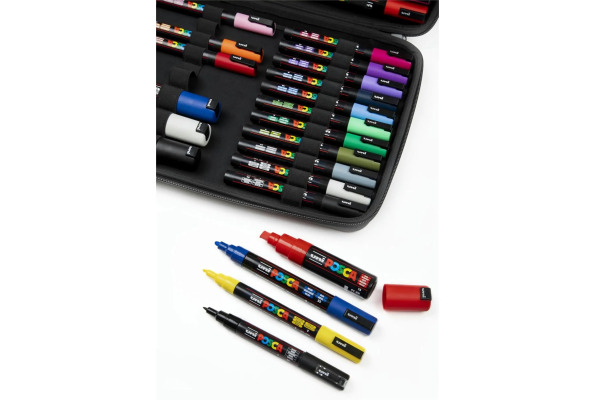 POSCA Marker 1-8mm POSCAFIN Fine Art Koffer 40 Stück