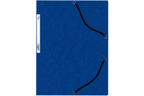 BÜROLINE Gummibandmappe A4 460694PE blau, Karton