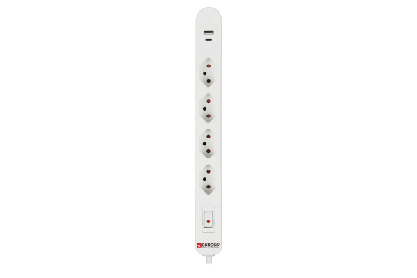 SKROSS Home Station USB Retail white 69.41350 4xTyp13, 1x USB-C + 1x USB-A