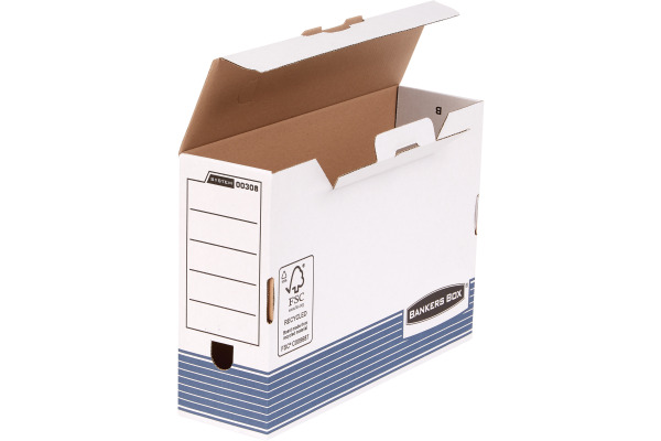 FELLOWES BankersBox 30801 weiss/blau 366x103x258mm