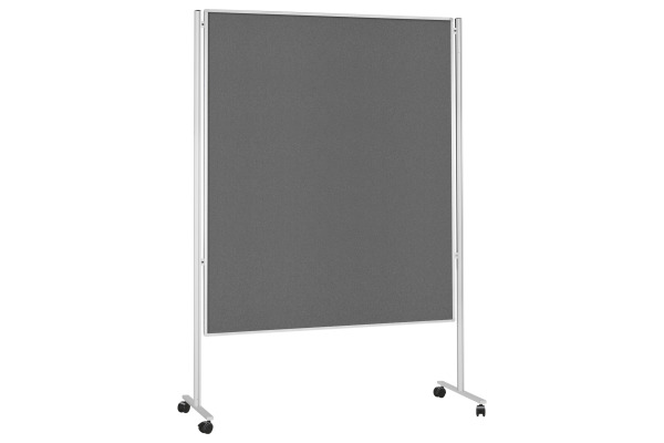MAGNETOP. Kommunikationstafel 1101101M Filz, grau 1200x1500mm