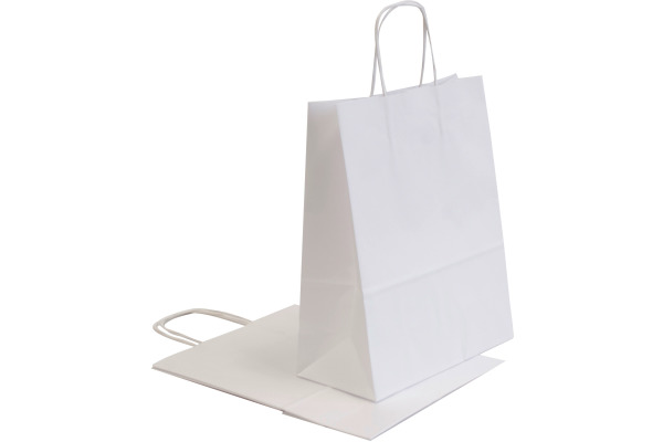 NEUTRAL Tragtaschen Allegra weiss SDS22-BIA Kraft,110g, 22x10x27cm 25 Stk.