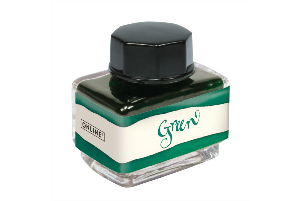 ONLINE Tintenglas 15ml 17120/3 Green