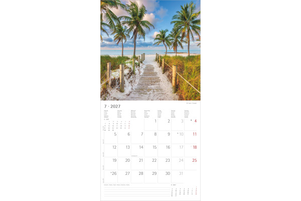 ALPHA EDI Bildkalender 2027 161884 Wege ML 30x30cm